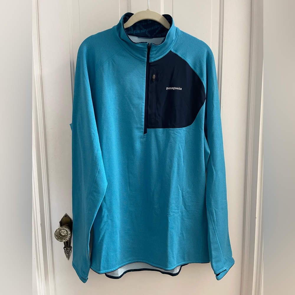 Patagonia Men’s thermal speedwork 1/4 zip pullover Size L